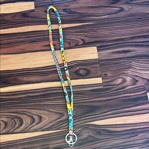 Vera Bradley lanyard keychain